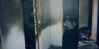 ZJARR NË NJË BANESË NË LAGJEN “NËNË TEREZA” NË LEZHË, NDËRHYJNË ZJARRFIKËSIT