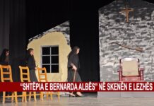 “SHTËPIA E BERNARDA ALBËS” NË SKENËN E LEZHËS