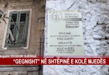 “GEGNISHT” NË SHTËPINË E KOLË MJEDËS