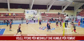 VOLEJ, FITORE PËR MESHKUJT DHE HUMBJE PËR FEMRAT